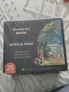 Shuttle Art Acrylic Paint Set - NEW Multicolor Palette